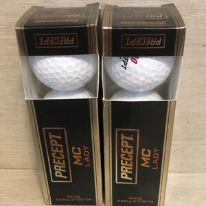 Precept MC Lady Golf Ball (2) 3 Pack Bridgestone Surlyn Muscle Fiber Core NIB